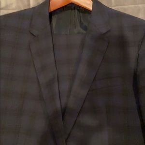 Hugo Boss Blue plaid Genius fit suit